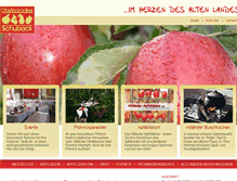 Tablet Screenshot of obstparadies-jork.de